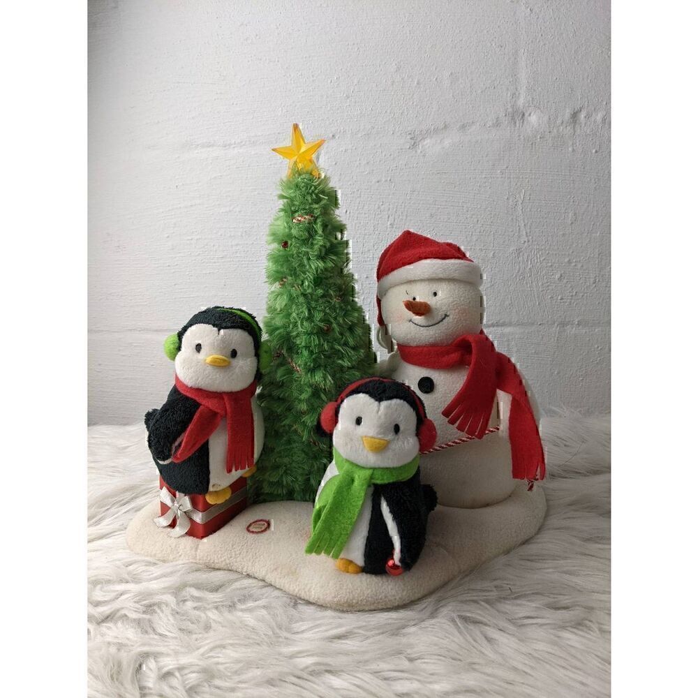 Hallmark Jingle Pals Very Merry Trio Animated Musical Snowman Penguin 2006‎